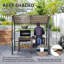 Grill 18 Ft. W x 12.5 Ft. D Metal Soft-top Gazebo