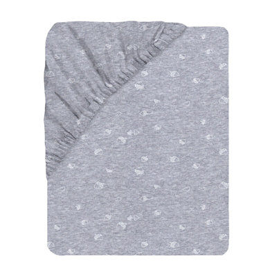NightComfort 100% Jersey Cotton Knitted Strawberries Cot Bed Fitted Sheet Mattress Cover