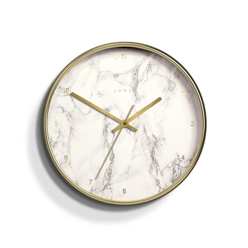 Acrylic Wall Clock, Gold