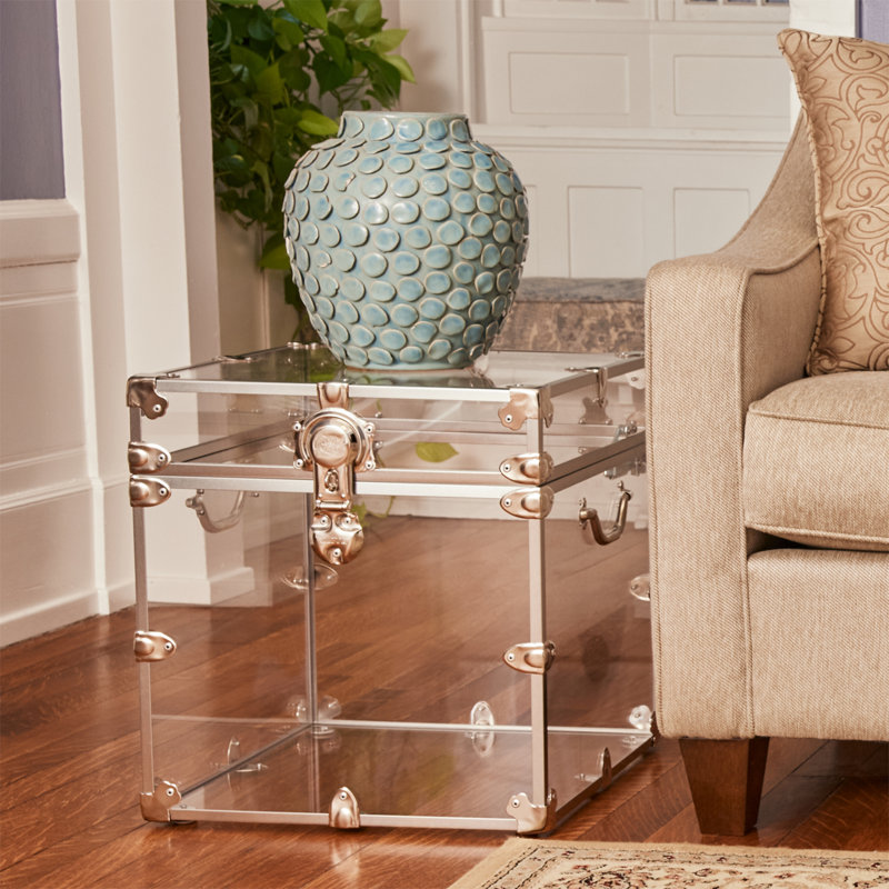 Acrylic Accent Trunk, Silver
