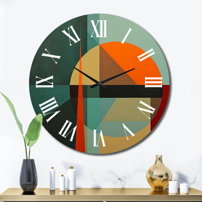 Horloge murale Odyssey Midcentury