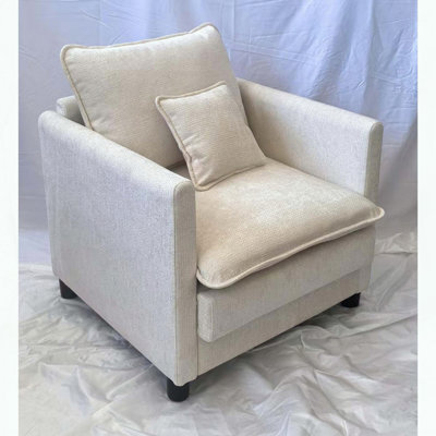 Fauteuil de détente avec coussin rembourré épais Comfort
