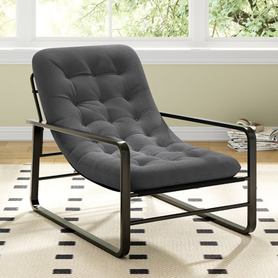 Chaise d'appoint, fauteuil en sherpa pour le salon, chaises d'appoint modernes Mid-Century, chaise de chambre Boucle Reading
