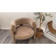 Fauteuil de salle à manger rembourré en velours de 33 po de largeur-161740574