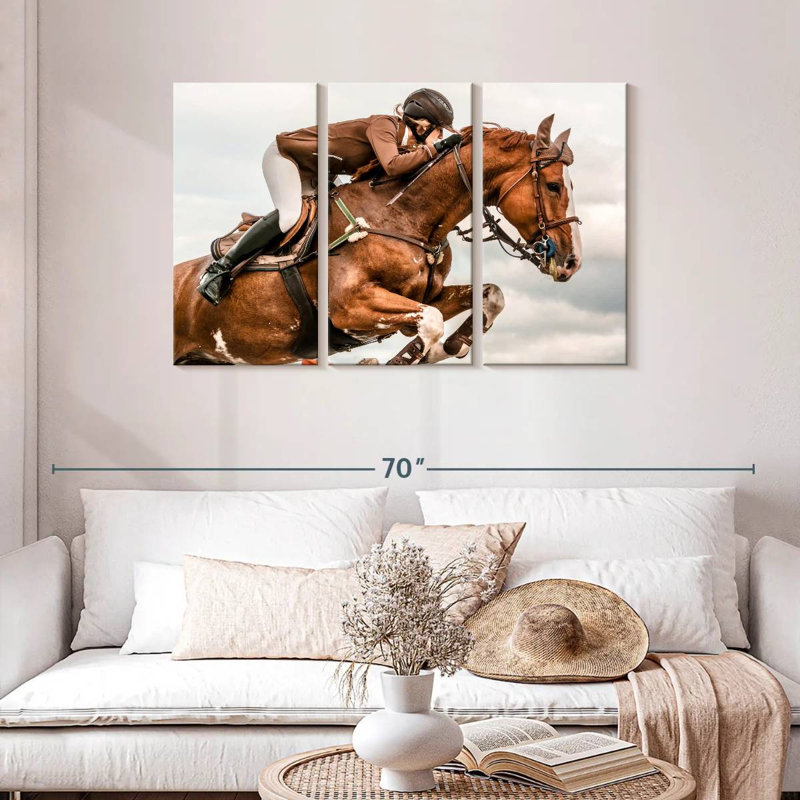 Saut d'équitation Sireci, H 28 po x l 45 po