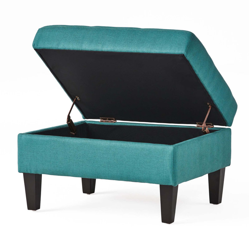Storage Ottoman, Teal