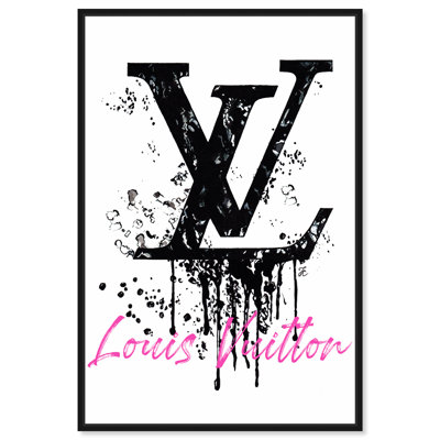 Doll Memories - Louis Drip Canvas Fashion Wall Art by Art Remedy
