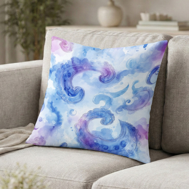 Coussin décoratif Boho - Coussin Boho, H 18 po x l 18 po