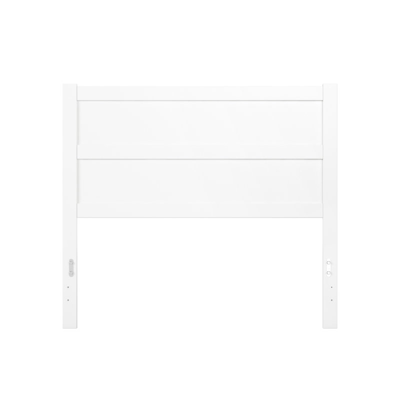 Alessio Wood Panel Headboard, Full, White