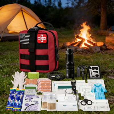 258Pcs Professional Survival Gear And Equipment.Outdoor Fire Starter, Compass. Outdoor Multifunctional Tool.For Men Dad Husband Who Likes Camping Outdoor Adventure -Best Gifts For Men Women On Christmas