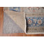 Tapis bleu géométrique 10 x 13 po