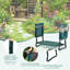 Banc de jardin vert pliable et léger pour outils de jardin