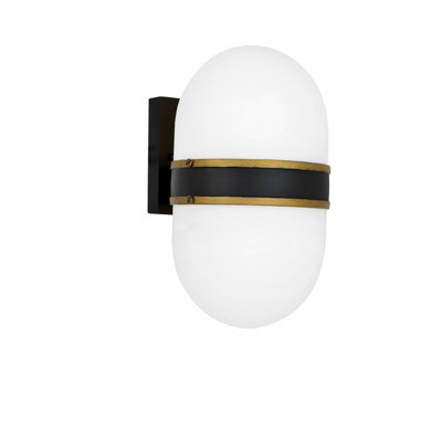 Brian Patrick Flynn for Crystorama Capsule Outdoor 2 Light Outdoor Wall Mount