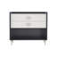 Silhouette 2-Drawer Nightstand in Black