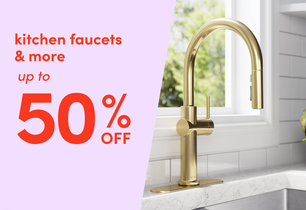 kitchen faucets & more clearance