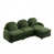 Ours en peluche vert