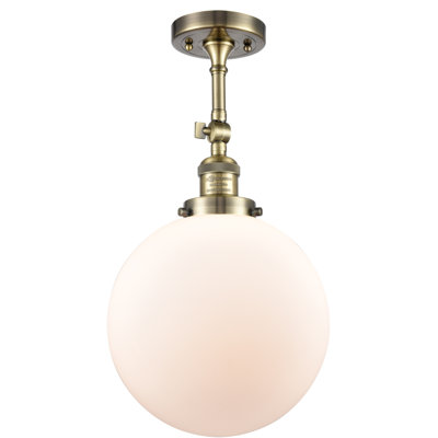 Clementina Glass Semi Flush Mount