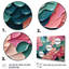 Fleurs roses et vertes en mouvement - Art animalier-296230410-296230415