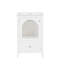 Meuble-lavabo de 20 po avec lavabo, armoire de salle de bain avec porte en verre à fermeture douce, tiroir-1219273582