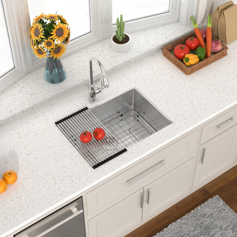 28'' L Single Bowl Ceramic Kitchen Sink