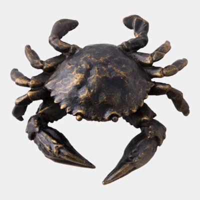 Lumpur Crab Sculpture 2"H x 6"W x 6"D Decorative Sculpture