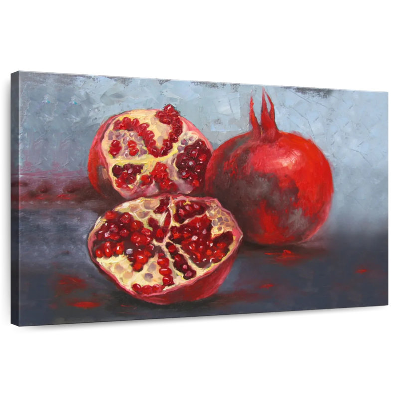 Yarlin Pomegranates, 16" H x 24" W
