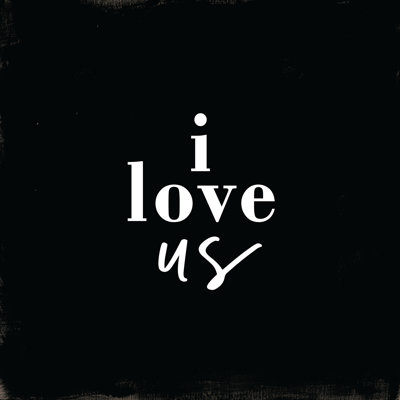 I Love Us 2 - Wrapped Canvas Print