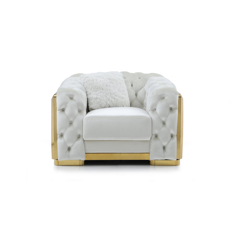 Opal Velvet Chair And A Half