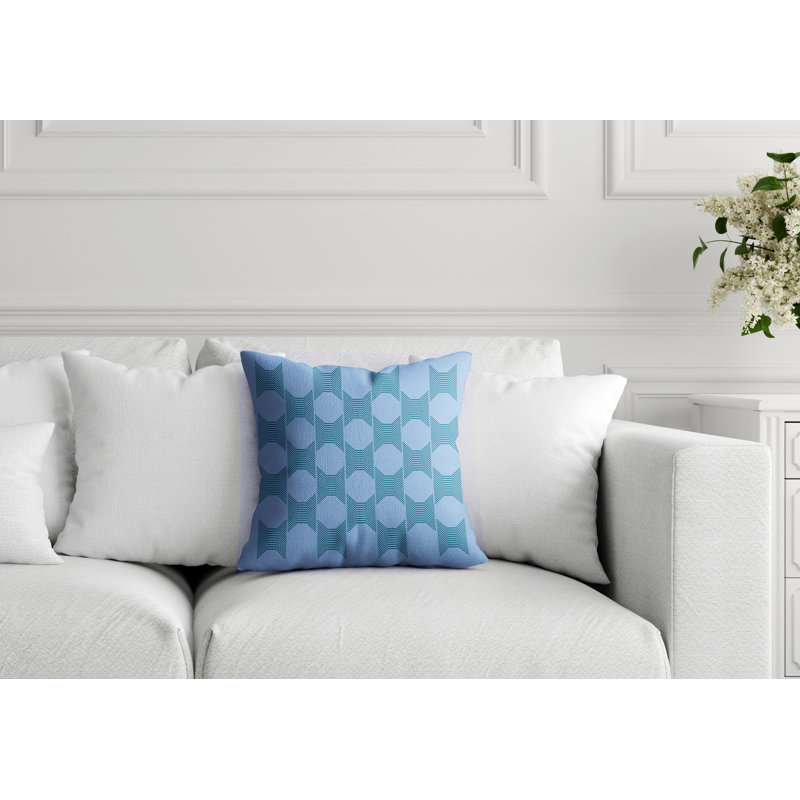 Housse de coussin d'intérieur Crystal Tribal Square., 16" x 16"
