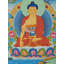 Bouddha Shakyamuni, peinture (Thangka sans brocart)