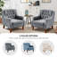 Fauteuil capitonné large de 25,9 po Dabne-136991808