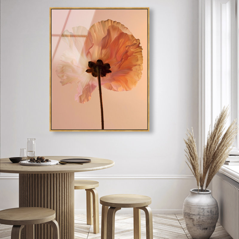 Amber Radiance II Print, 37"H x 31"W, Gold Floater Frame