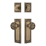 Nostalgic Warehouse Mission Entry Set with Craftsman Knob