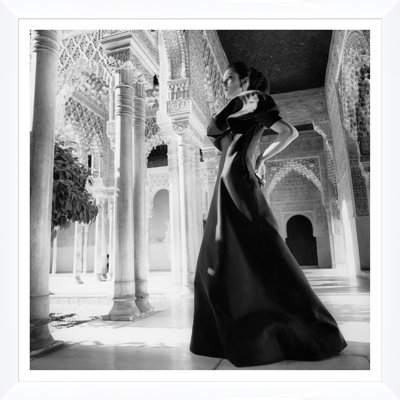 Model in the Court of Lions Framed Photographic Print