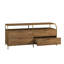 Commode avec tablette ouverte et quatre tiroirs