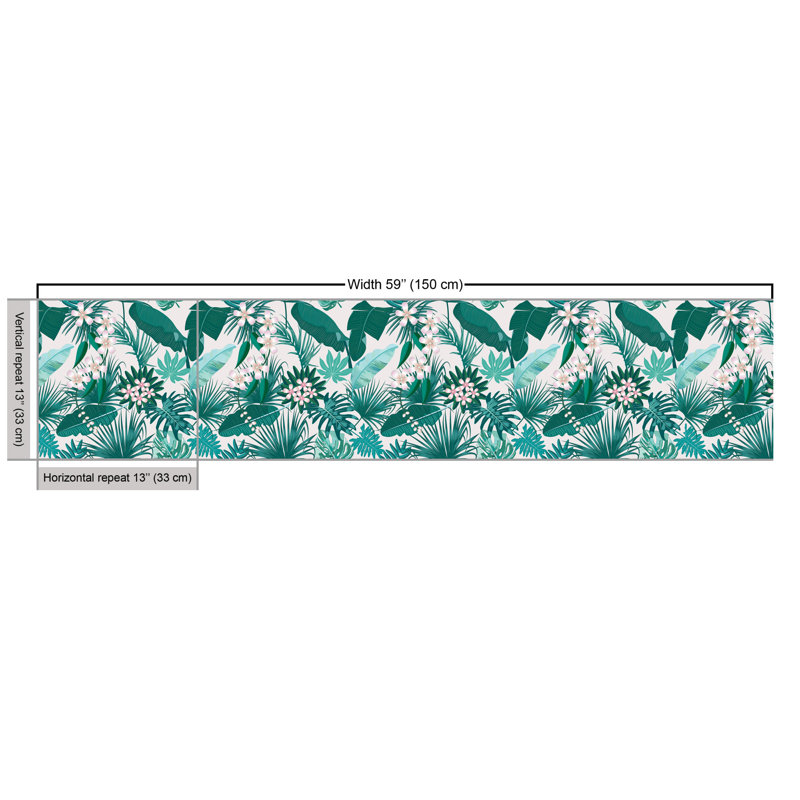 Peddireddy Jungle Flowers and Leaves Fabric
