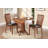 Jaymien Extendable Round Solid Wood Dining Table