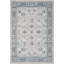 Tapis oriental ivoire / bleu Bourque-834100370