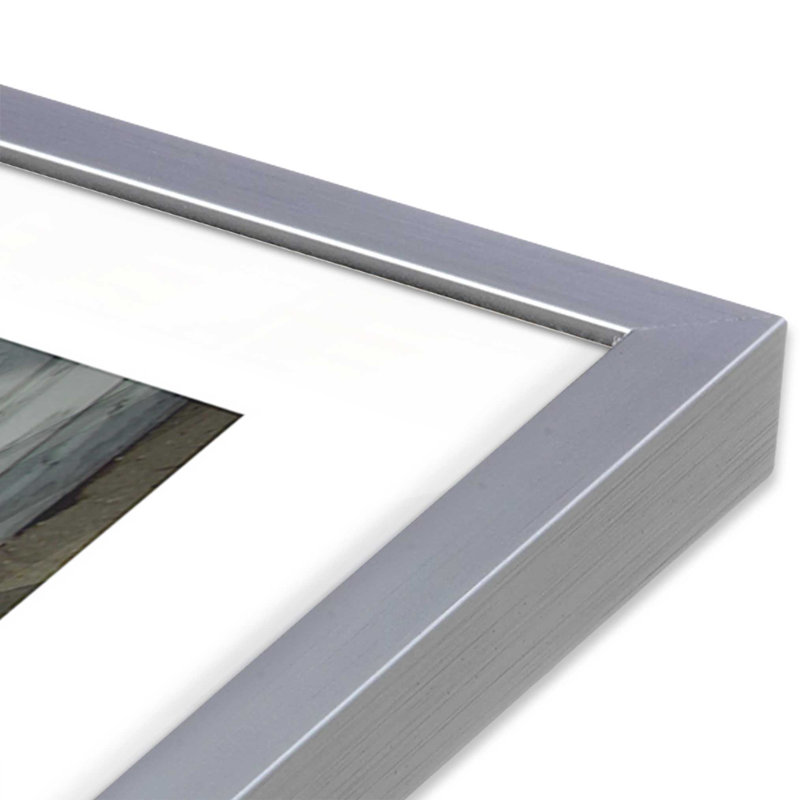 Imprimé d'olivier au soleil, Polished Chrome Single Picture Framed, H 21,25 po x l 17,25 po x P 1,25 po