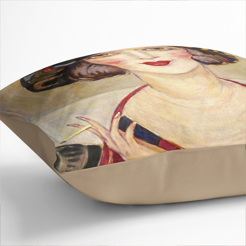 Square Throw Cushion, 55cm H x 55cm W x 20cm D, Stone