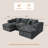 Boneless 105" Cloud Modular Sectional Sofa -678345093