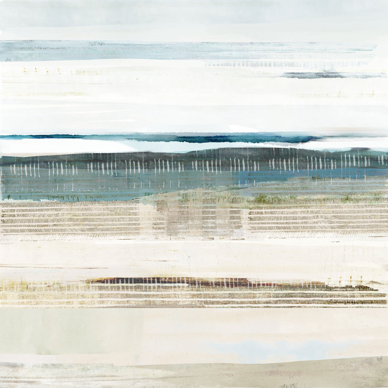 Water Marks I by Flora Kouta - Wrapped Canvas Print, 30cm H x 30cm W x 3.8cm D