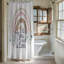 Rideau de douche standard 1 pièce Boho Life-336745203