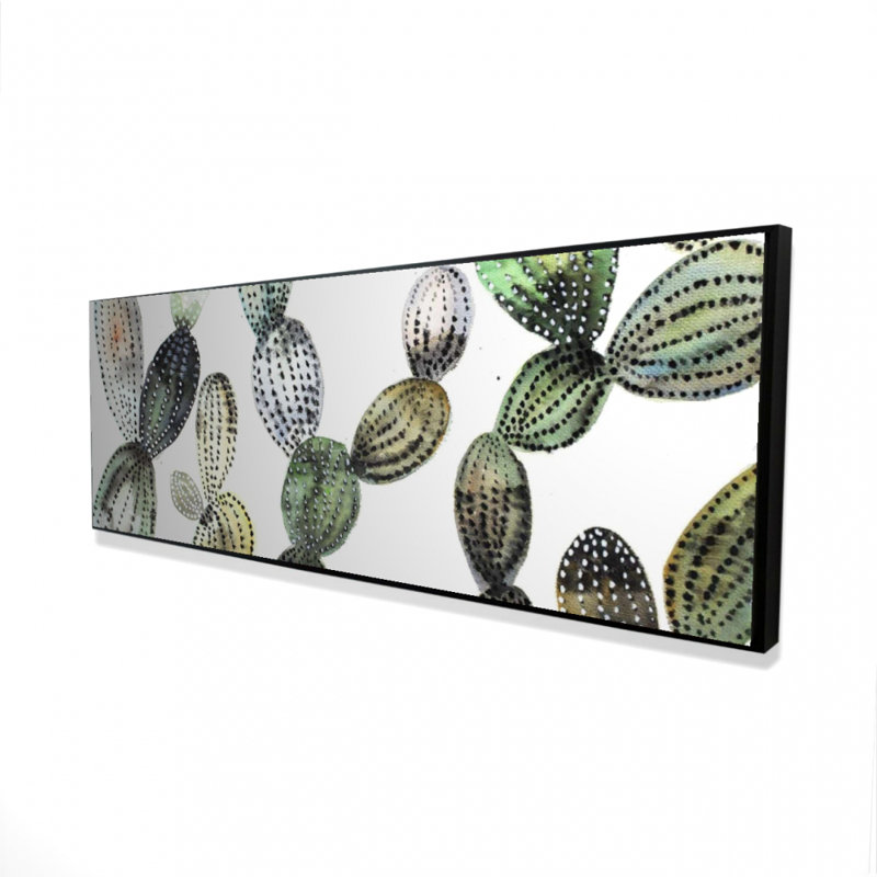 " Pattern Opuntia Cactus ", 16" H x 48" W