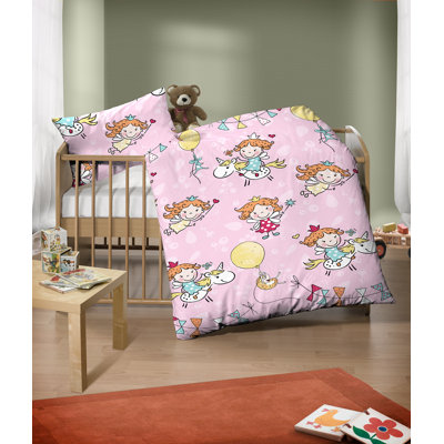 Rose Flannel 32 TC Duvet Cover Set
