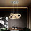 Gyimah Luxury Large 5 Ring Round Crystal Led Lustre Light