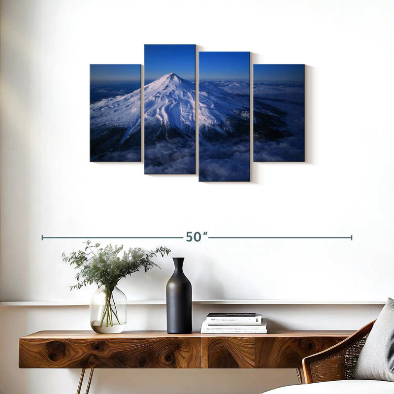 Mont Shasta enneigé Alvord, H 22 po x l 36 po