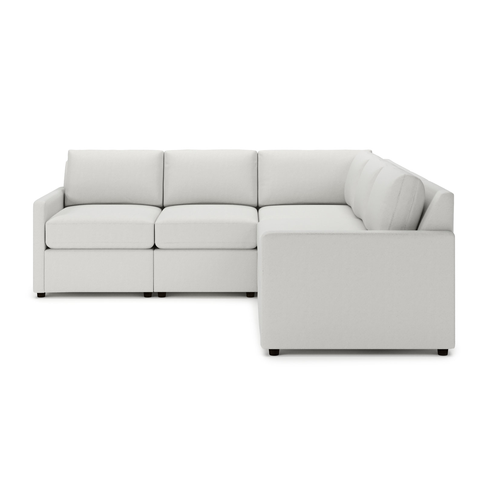 Damari Sectional, Macarena Beige Basketweave
