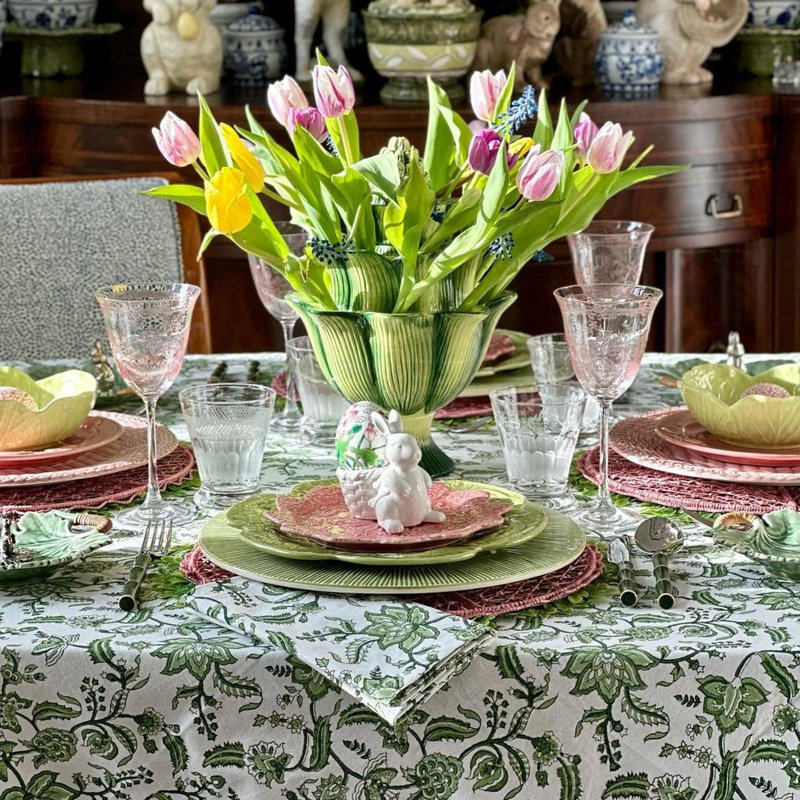 Green Chintz Napkins