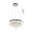 Lustre tambour moderne en cristal 1 lumière DEL-1944186793-1944186789